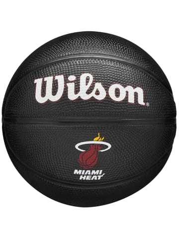 Wilson Wilson Team Tribute Miami Heat Mini Ball in Schwarz