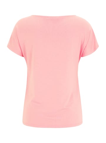 Betty Barclay Basic Shirt mit V-Ausschnitt in Salmon Rose