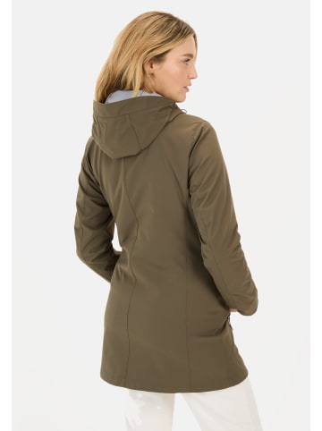 Camel Active Softshell Jacke aus recyceltem Polyester in Dunkelgrün