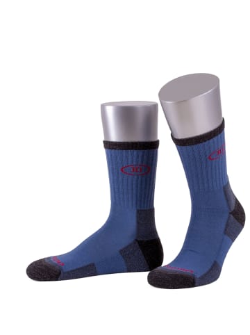 JD J. Dirks Outdoor-Funktions-Wollsocken OD35 in jeansblau (07)