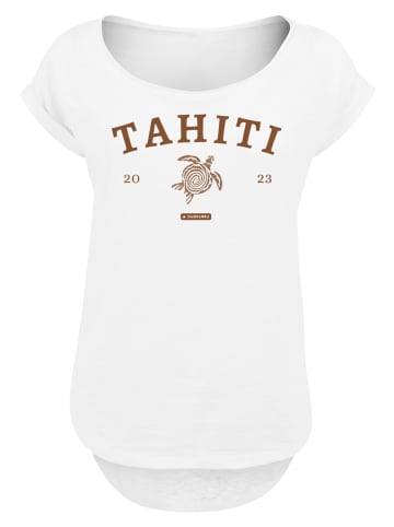 F4NT4STIC Long Cut T-Shirt Tahiti in weiß