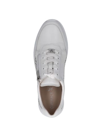 Caprice Sneaker in WHITE NAPPA