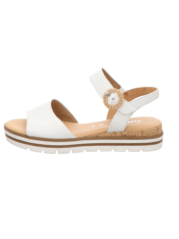 Gabor Comfort Sandaletten Bequem Abs Bis 40  in weiss kork