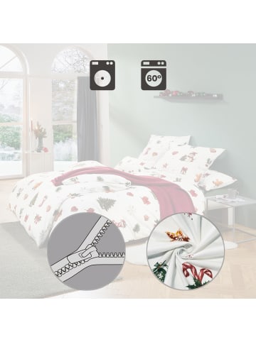 Erwin Müller Edel Flanell Bettwäsche in weiß