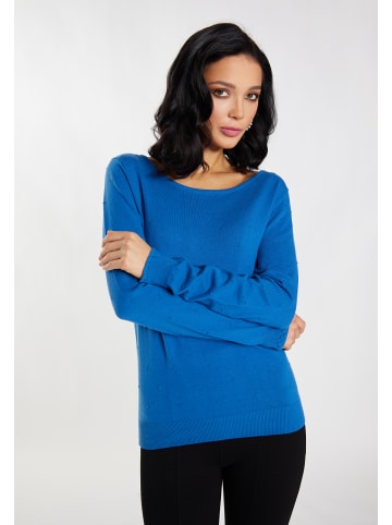 faina Strickpullover in Blau