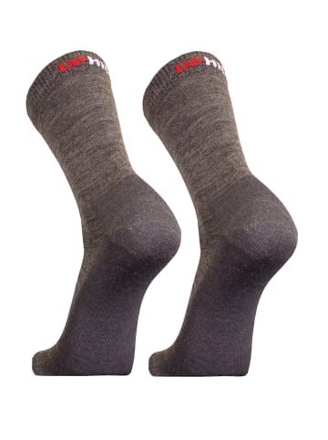 UphillSport Wander-Socke 'TEIJO' 2er Pack in Grey