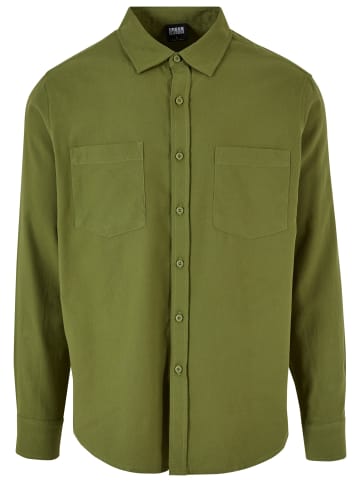 Urban Classics Urban Classics Flanell-Hemden in newolive/newolive