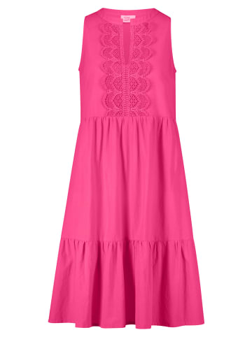 Vera Mont Sommerkleid mit Stufen in Pink Peony