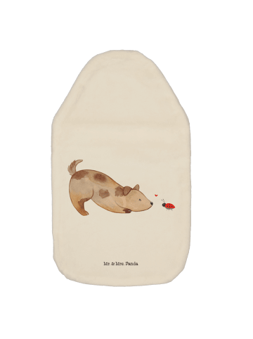 Mr. & Mrs. Panda Wärmflasche Hund Marienkäfer ohne Spruch in Weiß