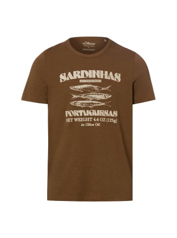 s.Oliver T-Shirt in camel