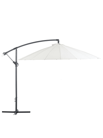Beliani Ampelschirm CALABRIA II in Beige - (W) 268 x (H) 235 x (L) 268 cm