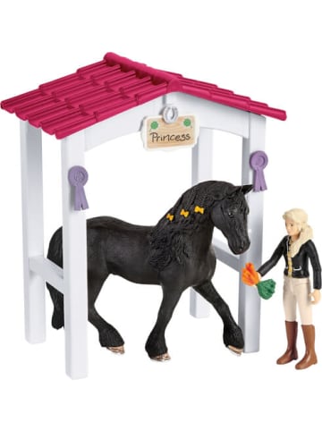 Schleich Spielfigur Horse Club Pferdebox mit Tori & Princess, 5-12 Jahre