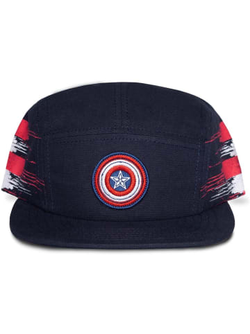 Captain America Cap "Captain America - Shield 6 Panel Cap" in Schwarz