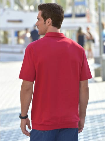 Sieh an! Poloshirt in rot-marine