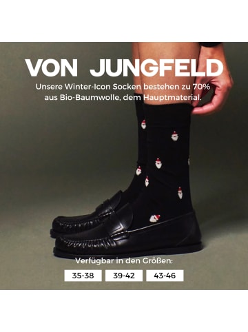 von Jungfeld Signature Icons mit Weihnachtsmotiven in Santa Deep Black