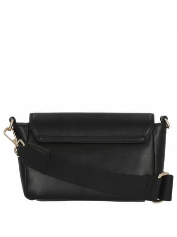 Seidenfelt Tolita - Umhängetasche 22 cm (black/gold) in schwarz gold