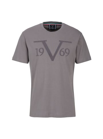 19V69 Italia by Versace Rundhalsshirt Stefano in grau