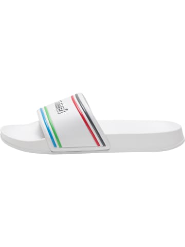 Hummel Hummel Badelatschen Pool Slide Erwachsene Leichte Design Wasserabweisend in WHITE/MULTICOLOR