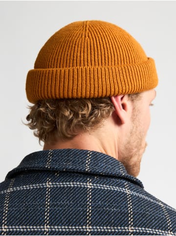 Petrol Industries Gerippte Grobstrick-Beanie milltrail in Orange
