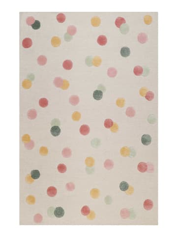 Teppich "Dana" in Creme Beige/Rosa/Grün/Gelb