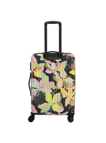 travelite Cruise 4 Rollen Kofferset 3-teilig in gelbe orchidee