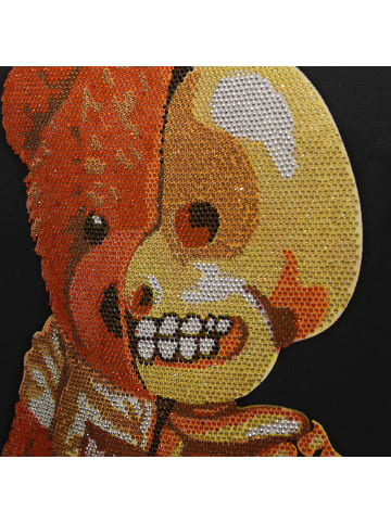 Roberto Geissini Half Bear T-Shirt Schwarz Unisex