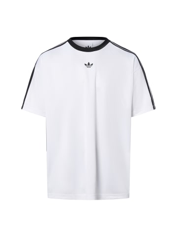 adidas Originals T-Shirt Jacquard Jersey in weiß