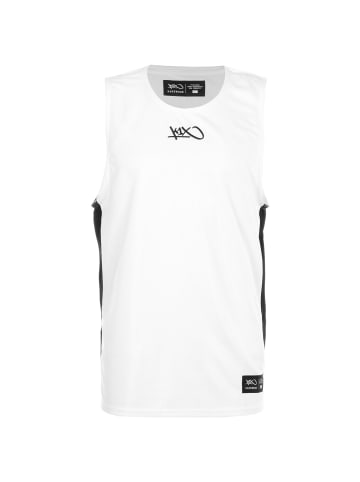 K1X T-Shirt Triple Double in weiß / schwarz