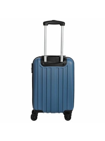 Check.In Aurora - 4-Rollen-Kabinentrolley 54 cm (limettengrün) in azurblau