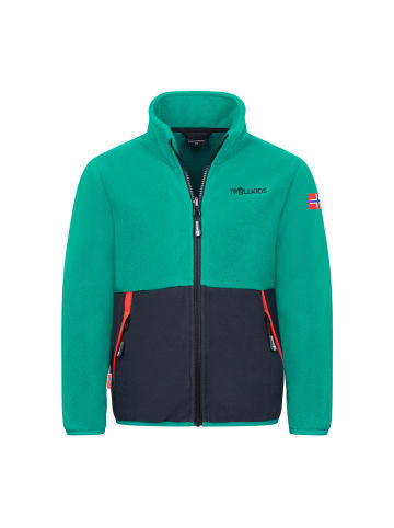 Trollkids Fleecejacke Storfjord in dark cyan