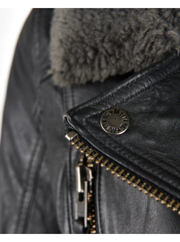 Mustang Lederjacke Grenada in schwarz