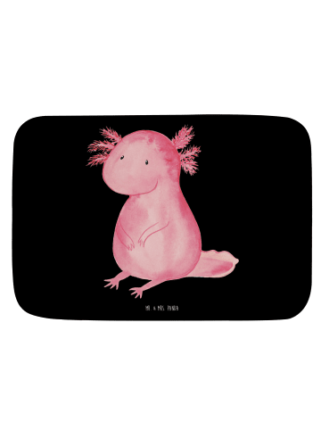 Mr. & Mrs. Panda Badvorleger Axolotl null ohne Spruch in Schwarz