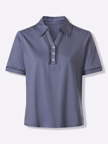 WITT WEIDEN Poloshirt in rauchblau