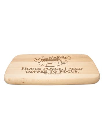 Mr. & Mrs. Panda Holz Frühstücksbrettchen Kaffee Gespenst mit Sp... in Transparent