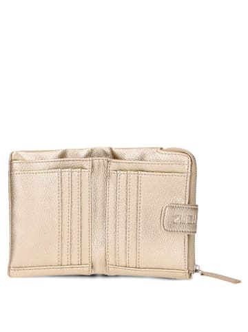 Zwei Mademoiselle MW5 - Geldbörse 6cc 13 cm (sage) in gold