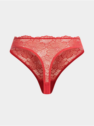 Erlich Textil  String CLASSY LACE STRING in granatapfel
