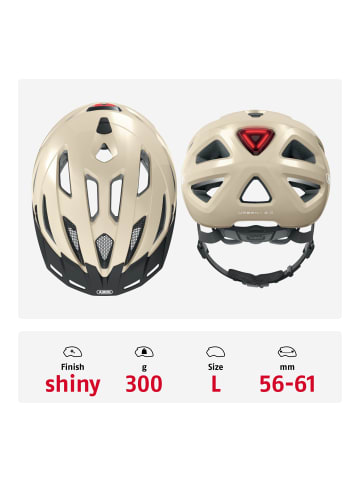 ABUS Fahrradhelm Urban-I 3.0 in cannoli cream