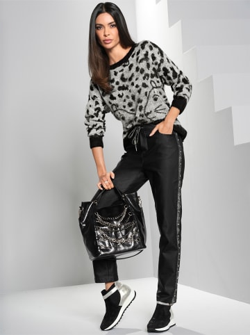 Heine Stiefelette in schwarz-champagner