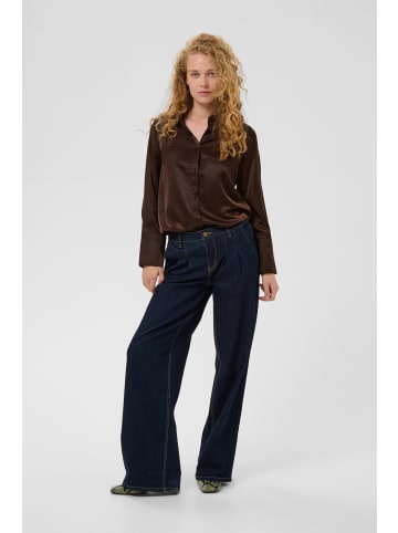 Langarm - Hemd CUmollie Loose fit in Coffee Bean