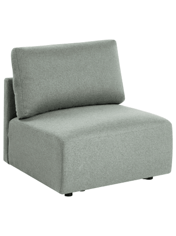 Beliani Sofaelement MESNALI in Grün/Schwarz - (W) 80 x (H) 84 x (L) 95 cm