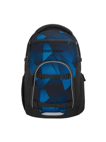 Coocazoo Schulrucksack-Set BYTE "Electric Ice" 3-tlg. in Schwarz/Blau