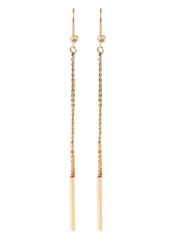 Adeliás Damen Ohrringe – Ohrhänger aus Edelstahl in gold