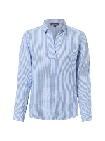 Franco Callegari Bluse in blau weiß - 0040