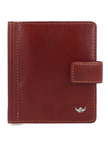 Golden Head Colorado Kreditkartenetui Leder 8,5 cm mit Geldscheinklammer tabacco