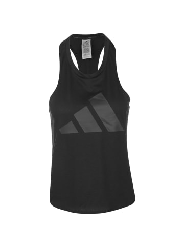 adidas Performance Tanktop 3Bar in schwarz / weiß