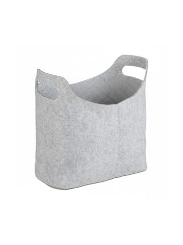 relaxdays 2x Filztaschen in Grau - (B)40 x (H)39,5 x (T)23 cm