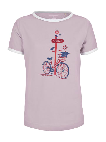 elkline T-Shirt Zum Strand in lavender