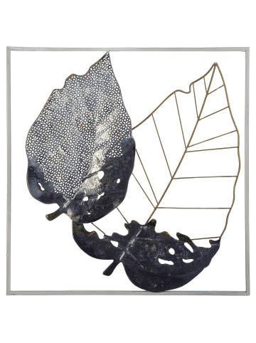 Beliani Wandobjekt RHENIUM in Bunt/Schwarz/Gold - (W) 50 x (H) 50 x (L) 4 cm