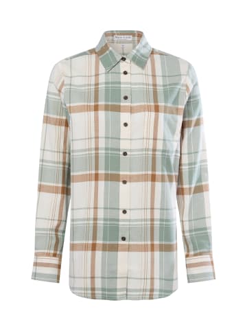 Marie Lund Bluse in mint weiß - 0074