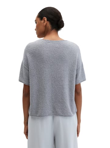 Marc O'Polo Kurzarm-Pullover oversize in Grey Horizon